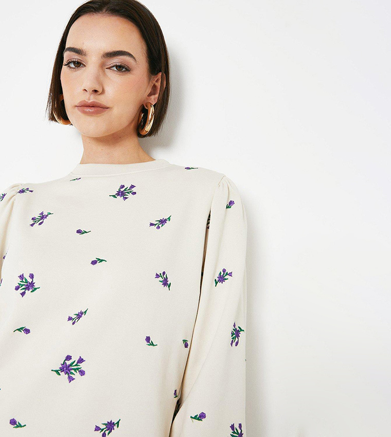 Blossom Breeze Ruffle Sweatshirt