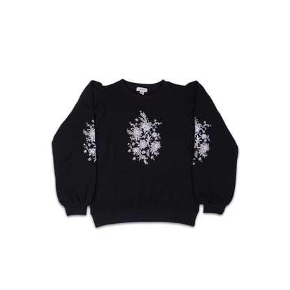 Midnight Bloom Pullover