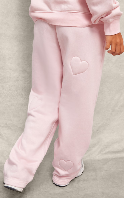 Heart Embossed Oversized Co-Ord Set