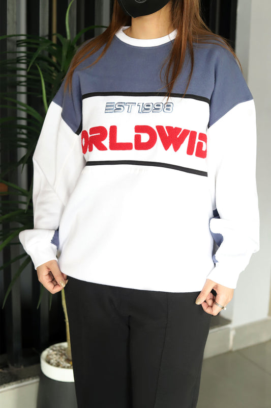 Worldwide Colorblock Sweatshirt